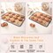 Silicone Baking Mat Macaron - Set of 3 (2 Half Sheet Liners and 1 Quarter Sheet), Non Stick Silicon Cookie Oven Liner For Macaroons, Bake Pans, Pizza, Toaster, Cake and Bread Making (Red,Blue,Gray)